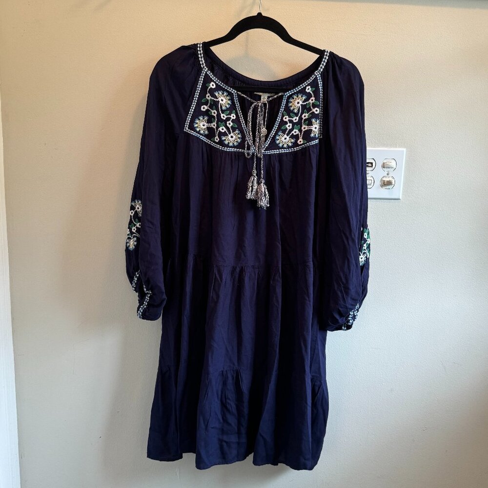 Max Studio -  Boho Embroidered Women's Dress; Size S